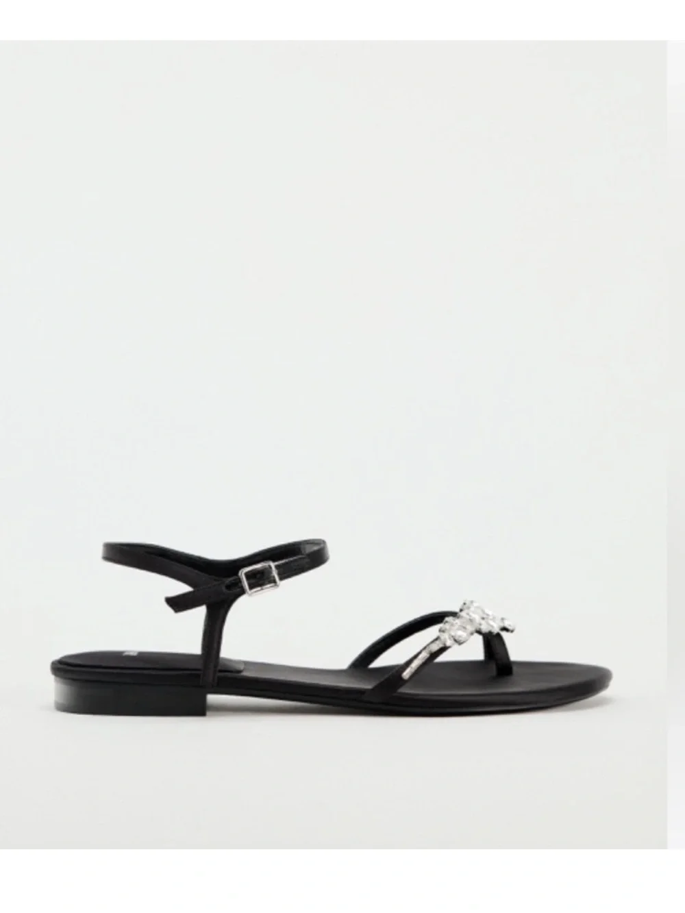 ZARA EMBELLISHED FLAT SANDALS - Picture 6 of 7